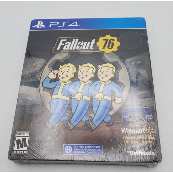 Fallout 76 Walmart Exclusive Steelbook + controller skin new sealed - Picture 1 of 5